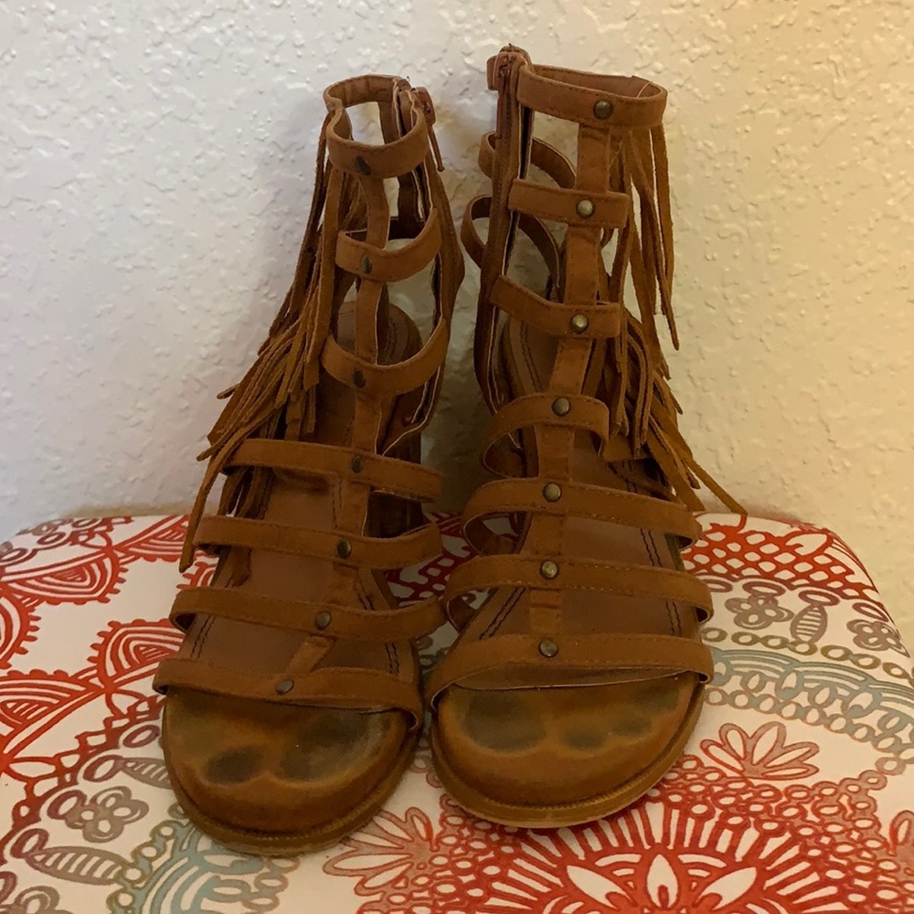 Gladiator Chunky Heels